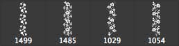 Flowers Borders Brushes - Schematic