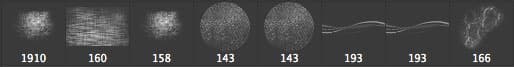 8 Abstract Texture Brushes - Schematic