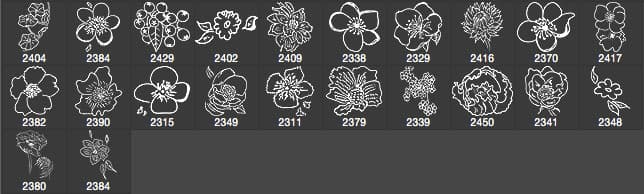 Floral Brushes - The Smell of Roses - Schematic