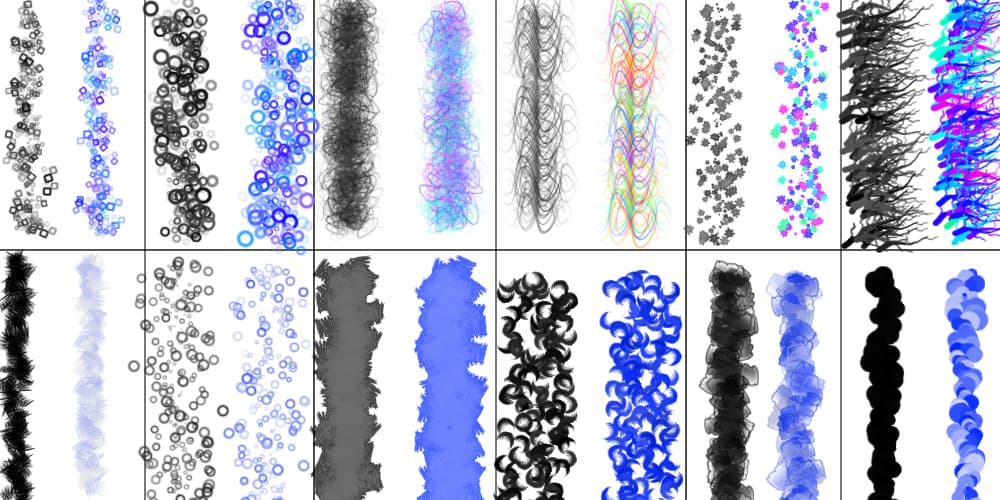 Free Random Brushes