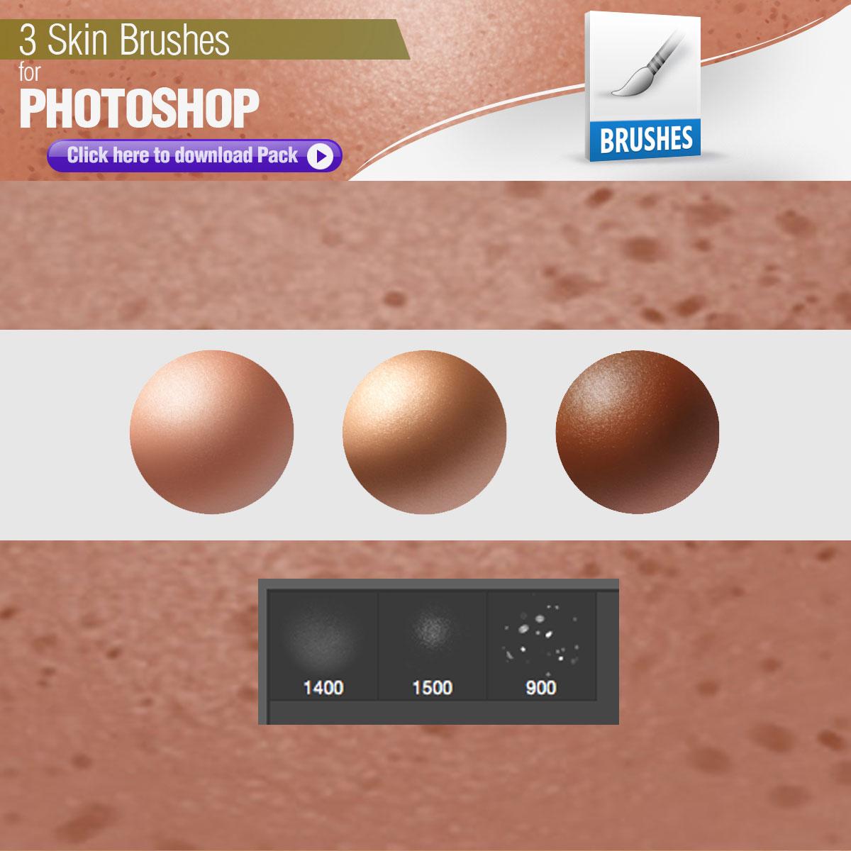 3 Skin Brushes
