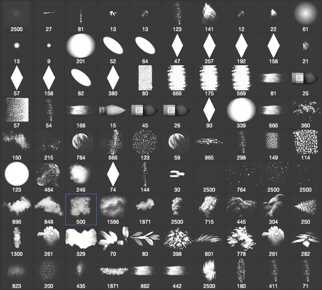 Pastels Brushes - Schematic