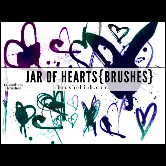 Jar of Hearts Brush Pack