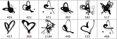 Jar of Hearts Brush Pack - Schematic