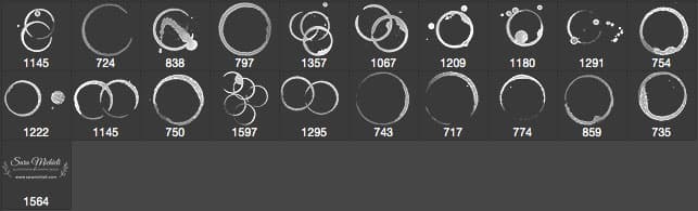 20 Coffee Stain Free Brushes - Schematic