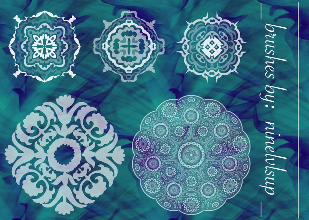 Ornate Mandala Brushes