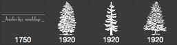 3 Pine Tree PS Brushes - Schematic