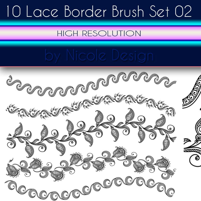 10 Lace Bruushes