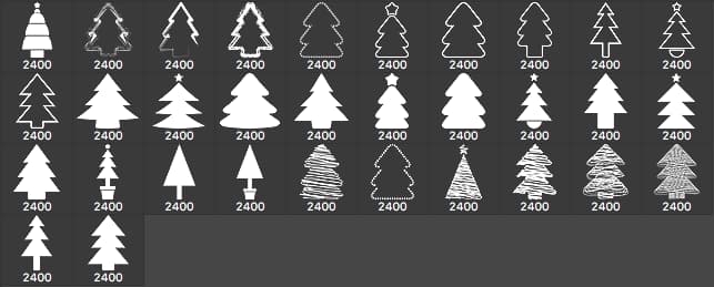 32 Christmas Tree Brushes - Schematic