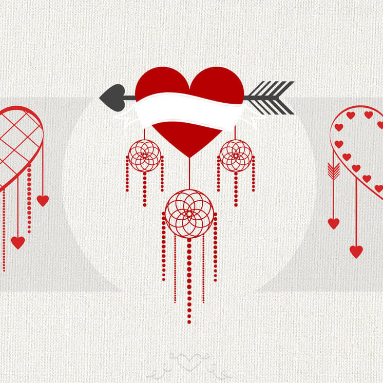 Valentine's Day Twist Brushes