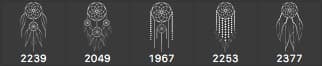 Free Dreamcatchers Brushes - Schematic