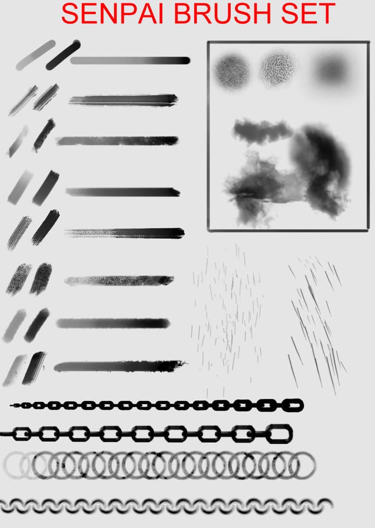 Sendai PS Brushes Set