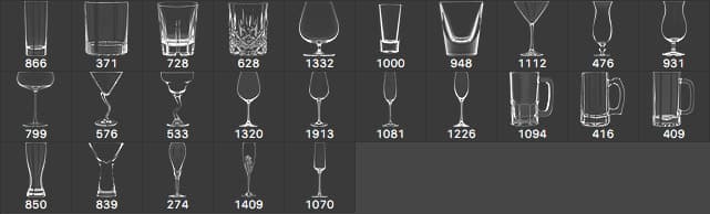 25 Glassware Brushes - Schematic