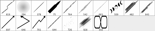 Vector Abstract Brush Pack - Schematic