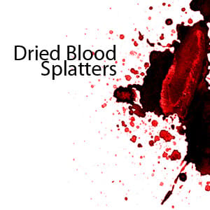 Dried Blood Splatters