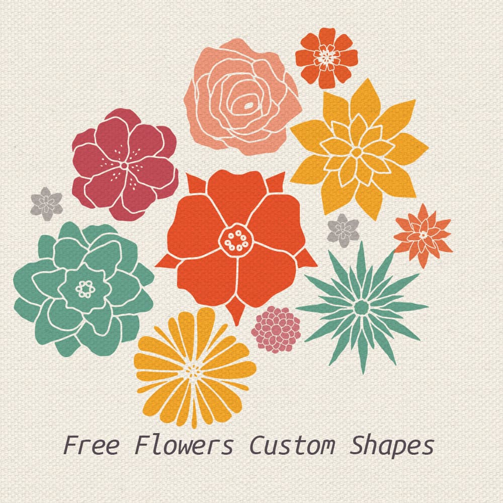 Flower Custom Shapes