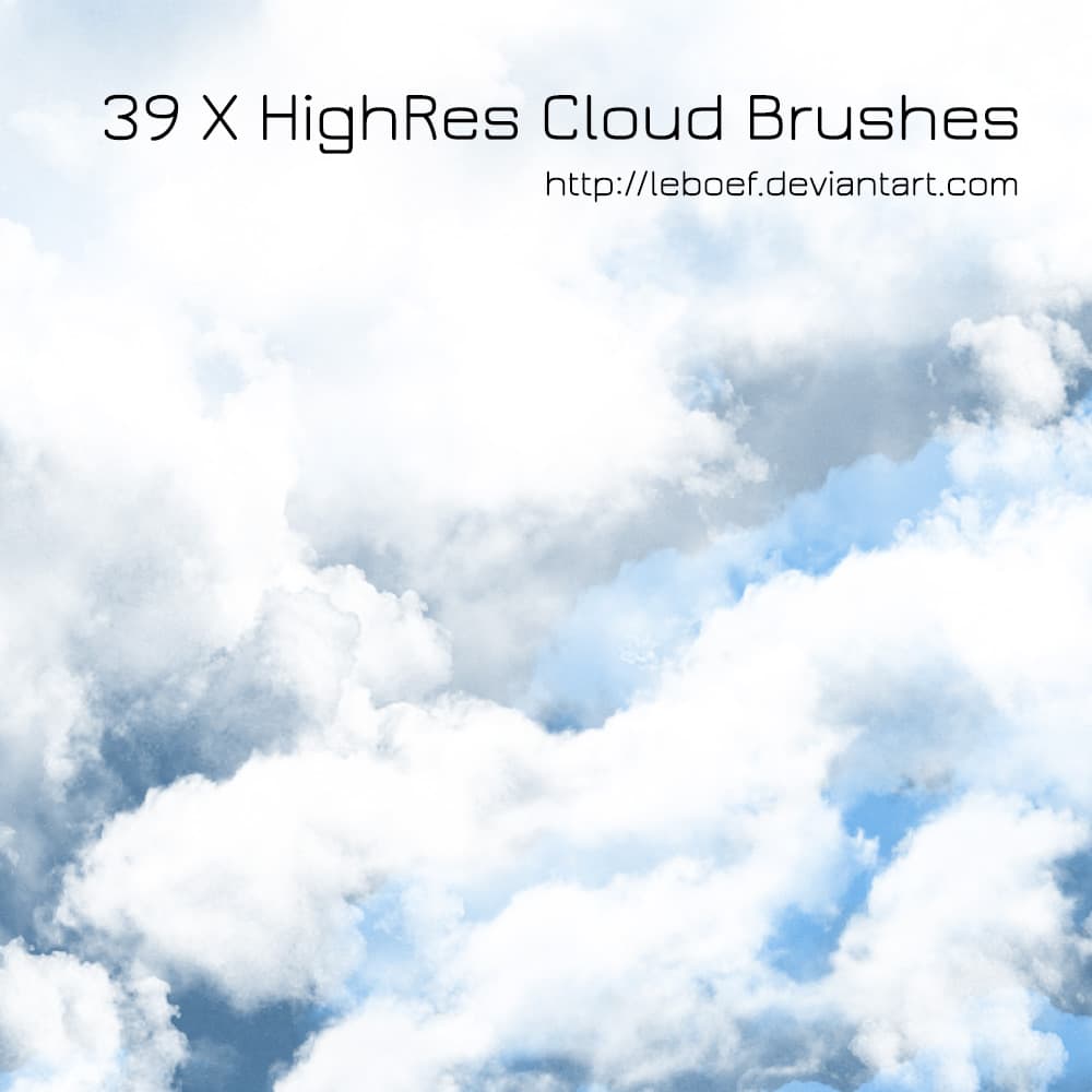 39 Cloud Brushes