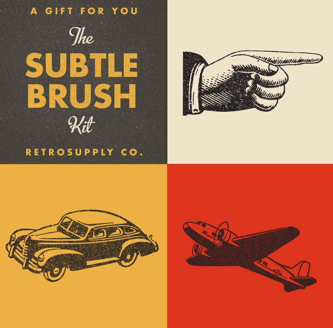 The Subtle Aged Look Brushes