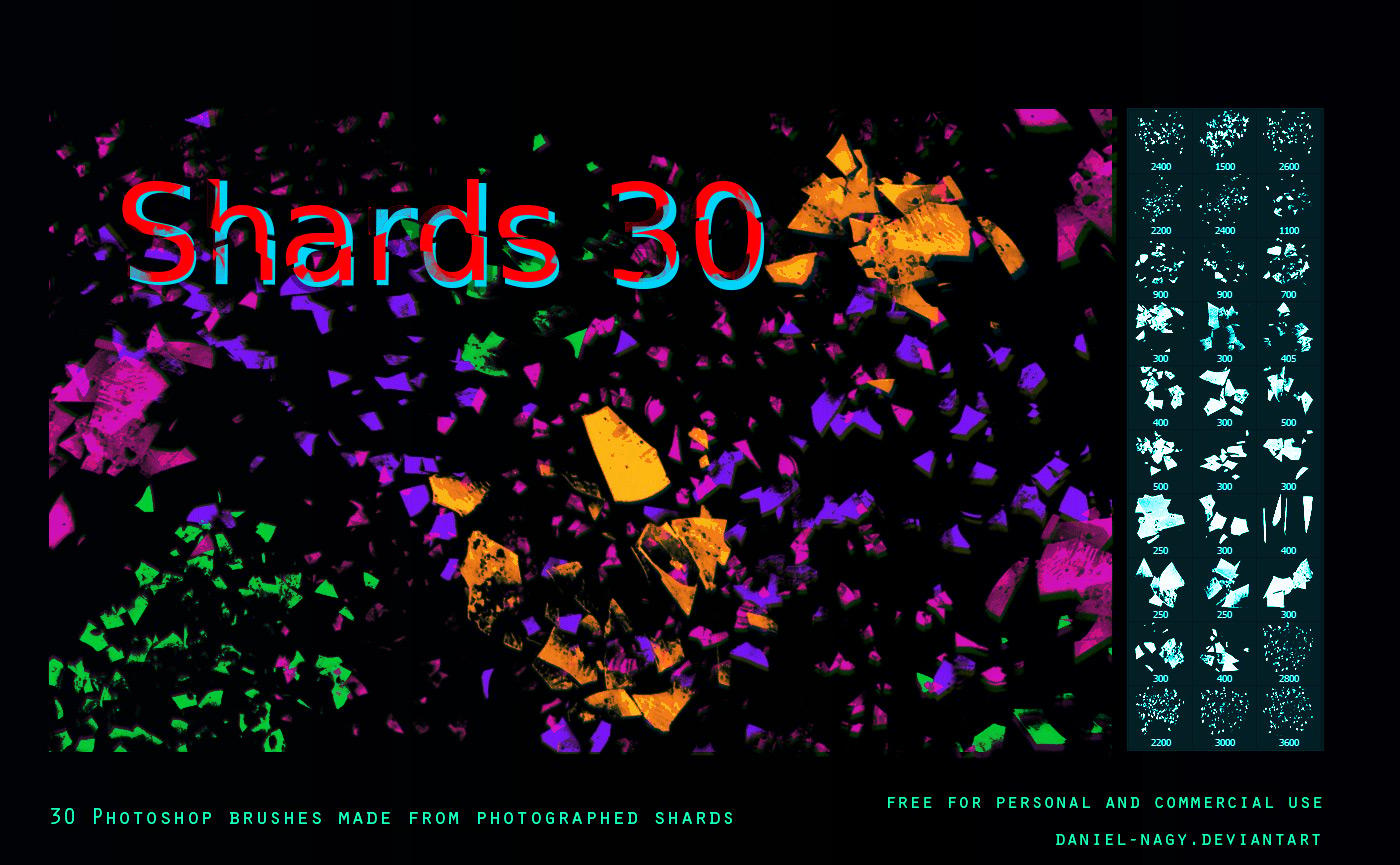 30 Shards Brushes
