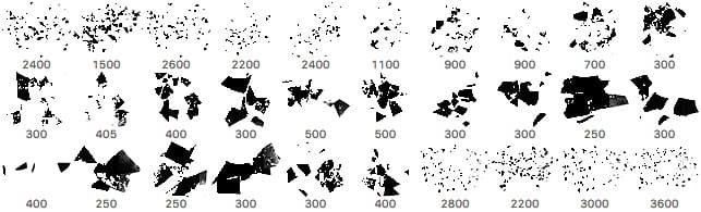 30 Shards Brushes - Schematic