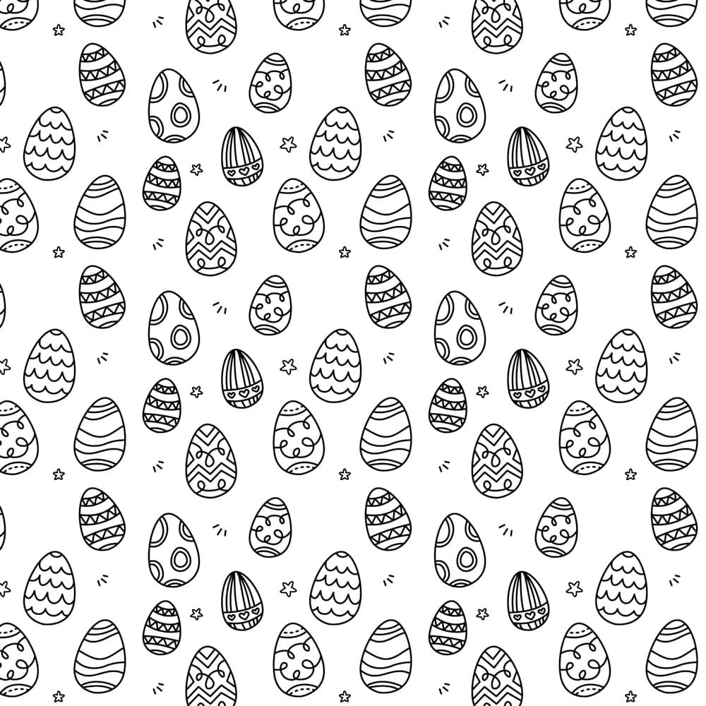 7 Easter Eggs Brushes