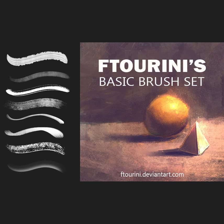 Basic Painting Brushes - Preview 1