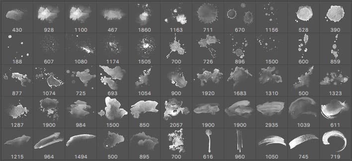 Watercolor Spray Brushes - Schematic