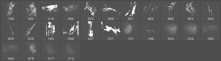 24 Free Grunge Brushes - Schematic