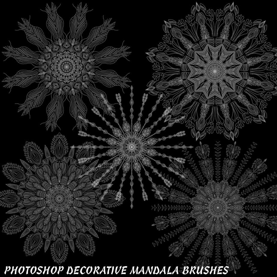 5 Mandala PS Brushes