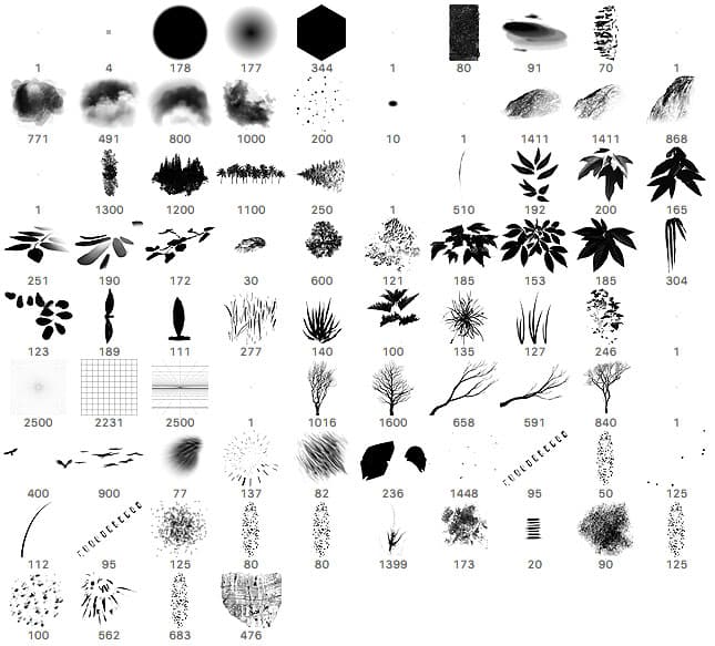 84 Painting Brushes - Schematic