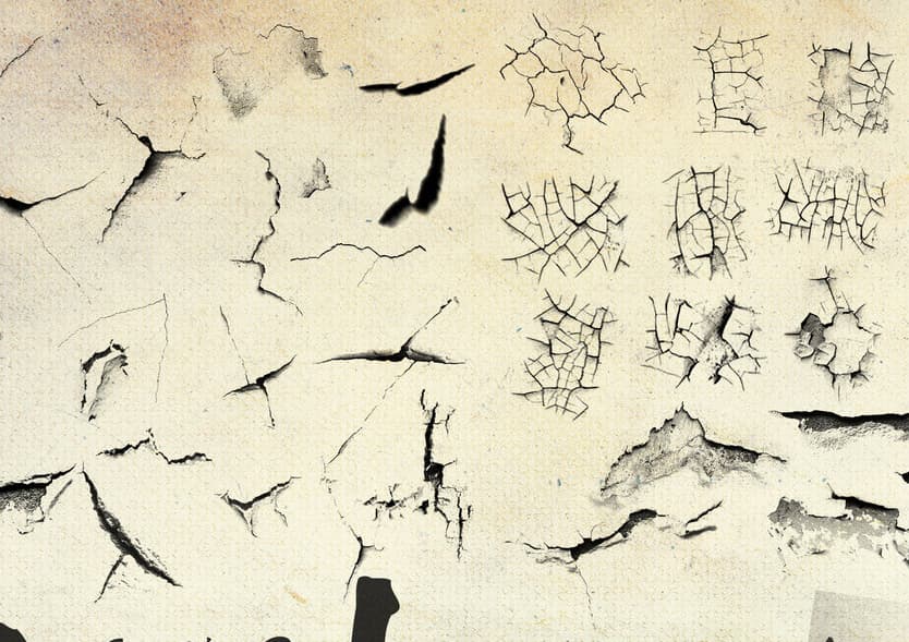 12 Craks Walls Brushes