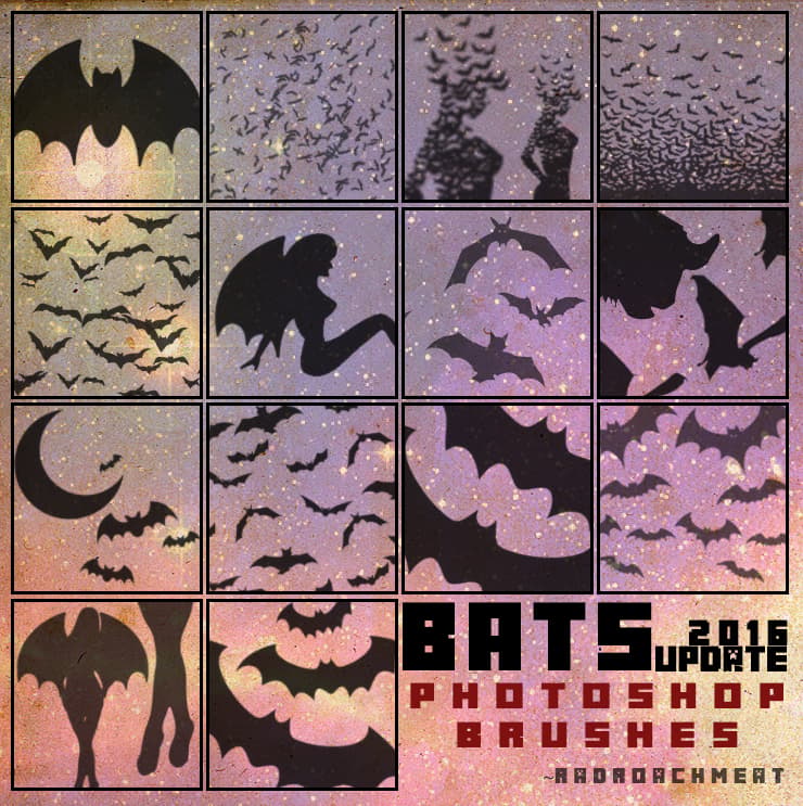 50 Bats Brushes