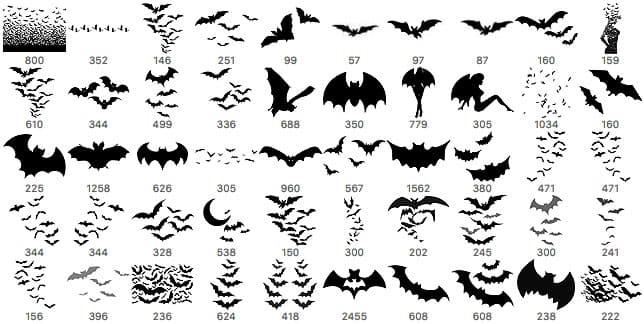 50 Bats Brushes - Schematic
