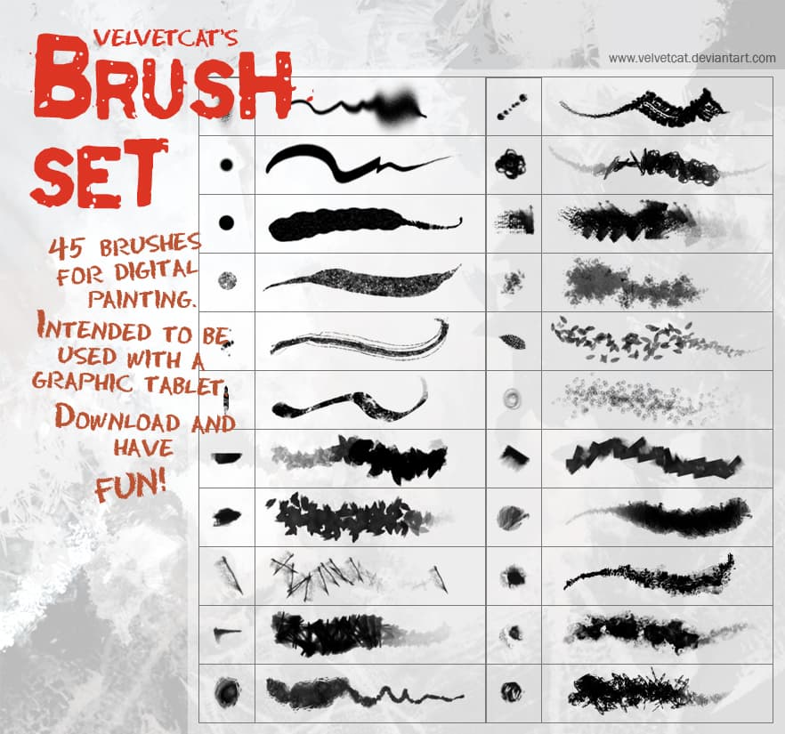 Digital Painting Brushes