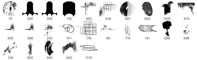 Digital Painting Brushes Pack II - Schematic