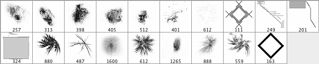 Radiant Abstract Brush Set - Schematic