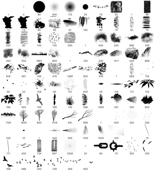 106 Concept Art Brushes - Schematic