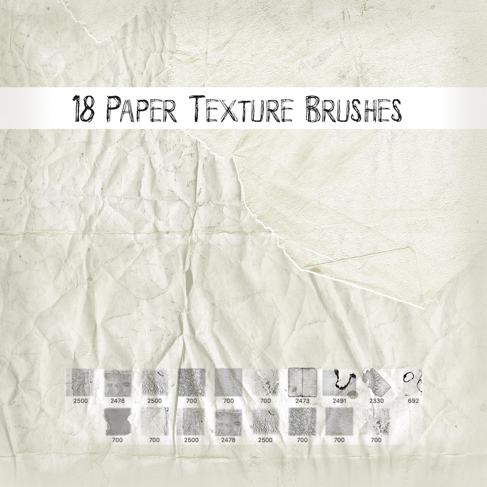 Paper Texture Brushes