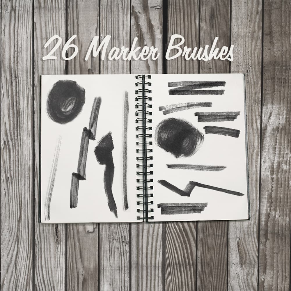 26 Marker Pen Brushes