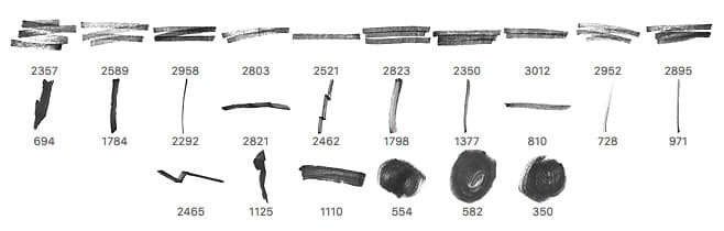 26 Marker Pen Brushes - Schematic