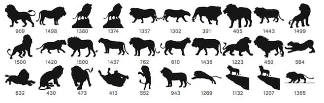 Huge Pack of Lions - Schematic