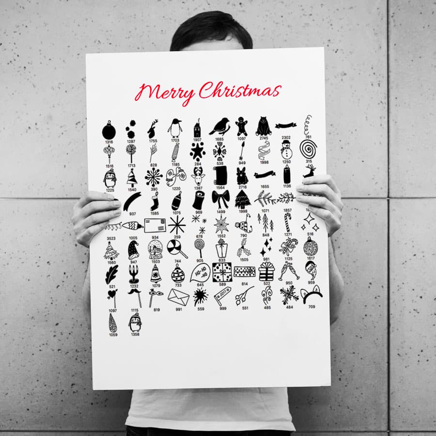 82 Christmas Brushes