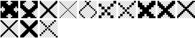 Cross hatches Patterns - Schematic