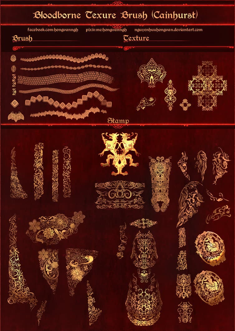 Bloodborne Texture Brushes