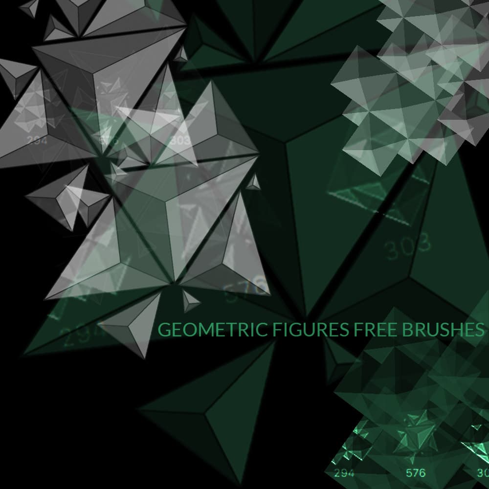 3 Geometric Figures Brushes