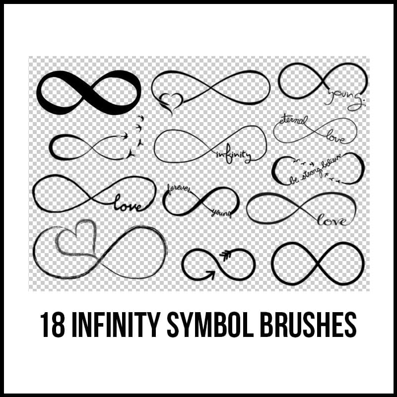 18 Infinity Brushes