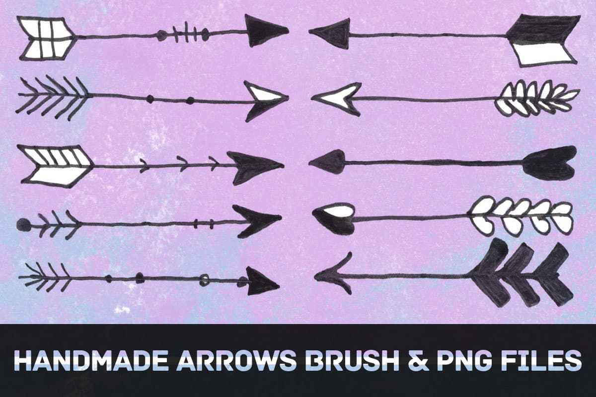 Handmade Arrows Brushes