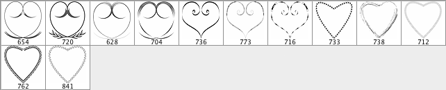 Hearts and Love Brushes - Schematic