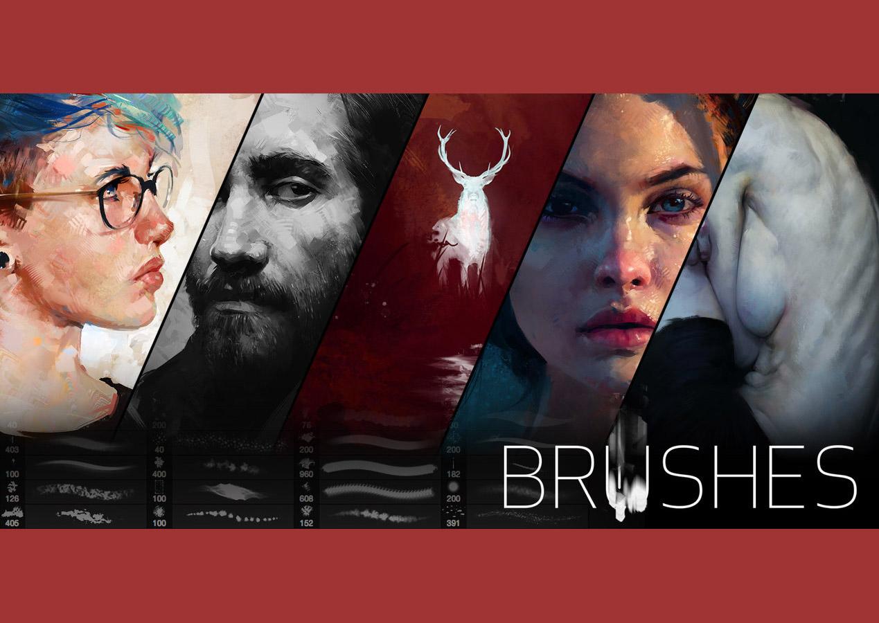 Brushes by Aaron Griffinart