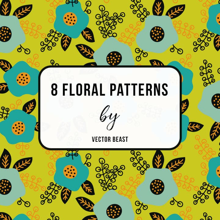 8 Free Floral Patterns